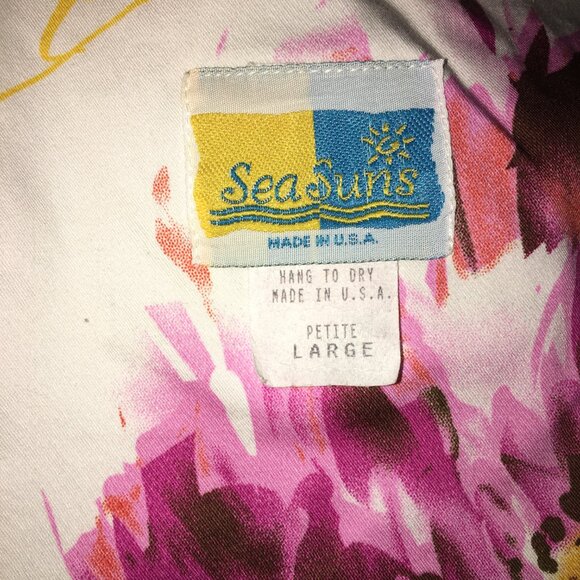 Sea Sun Floral Artist Jacket, Bell Sleeves = Gorgeous Size Small Jac1 - Picture 3 of 6